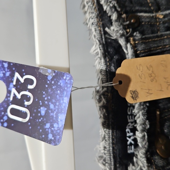 033 Long denim maxi long Express skirt with front and back pockets - Picture 7 of 7